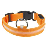 Nylon Solid LED Dog Collar